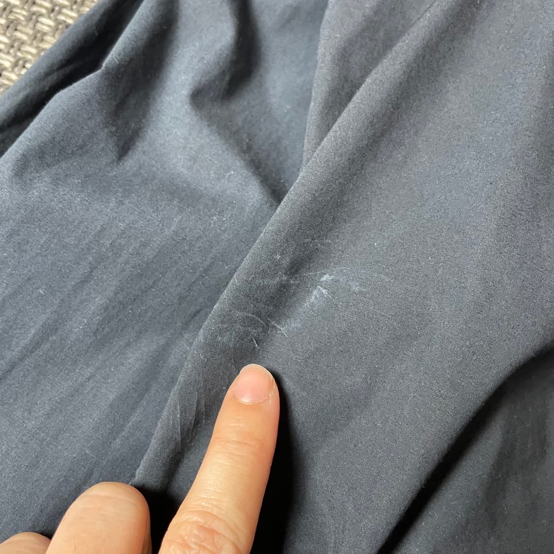 폴로 랄프로렌 블랙 포니 솔리드 슬림핏 셔츠 M 상품이미지5