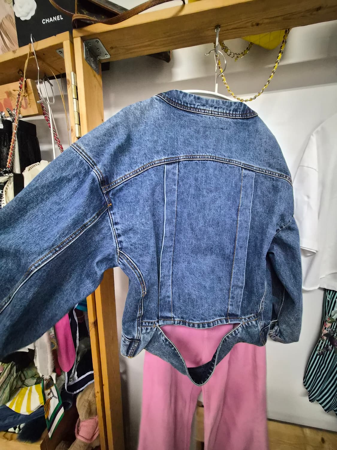 르미유 백포인트 데님 벌룬자켓 상품이미지7