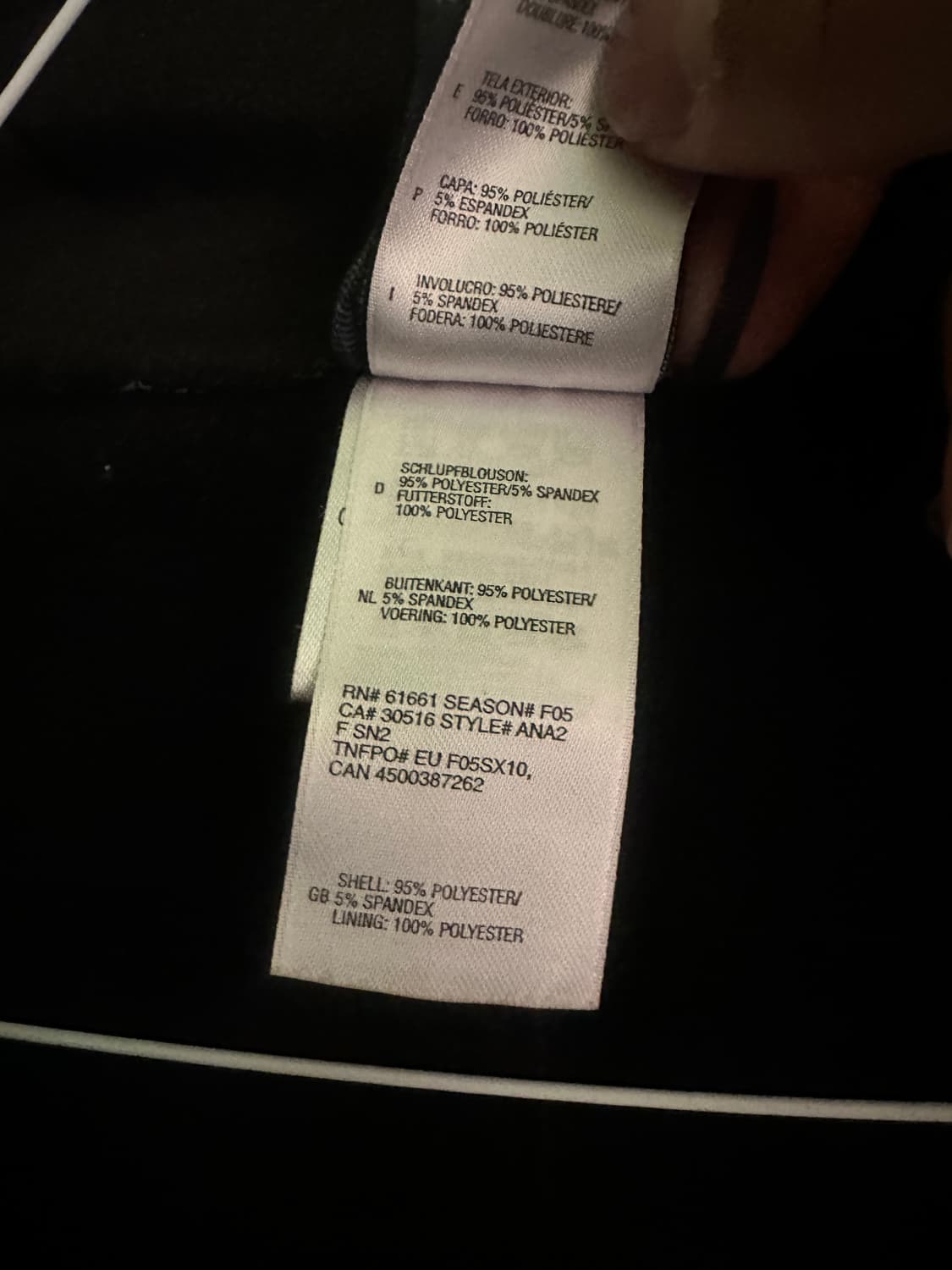 빈티지 대장급 노스페이스 플라이트 시리즈 집업 자켓 블랙 L 상품이미지6