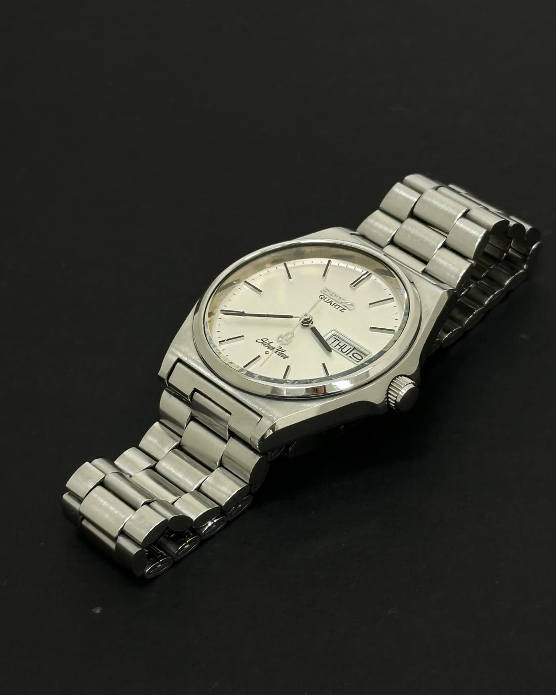 세이코 실버웨이브 라운드 쿼츠 시계 상품이미지3