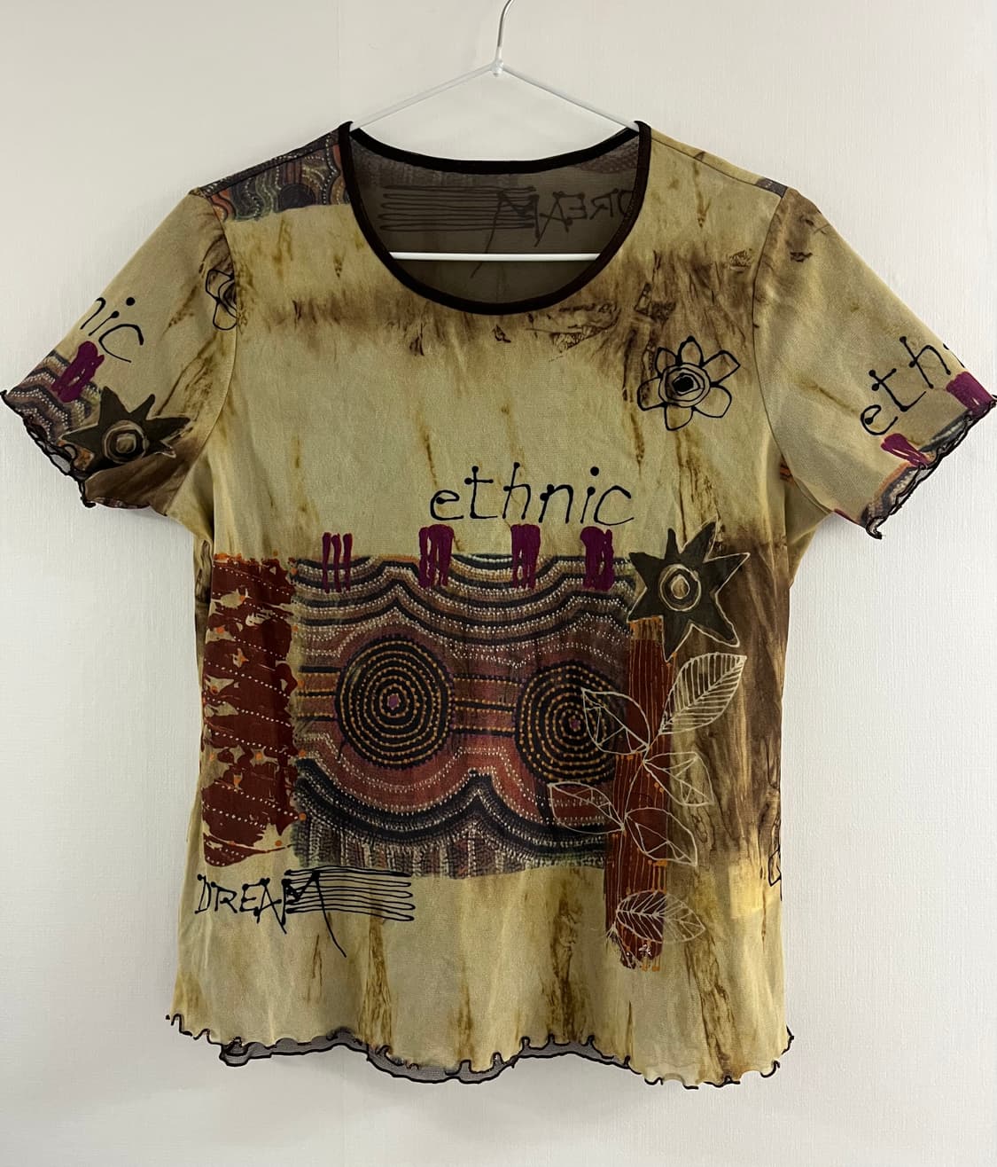 Ethnic sheer cotton top 상품이미지1