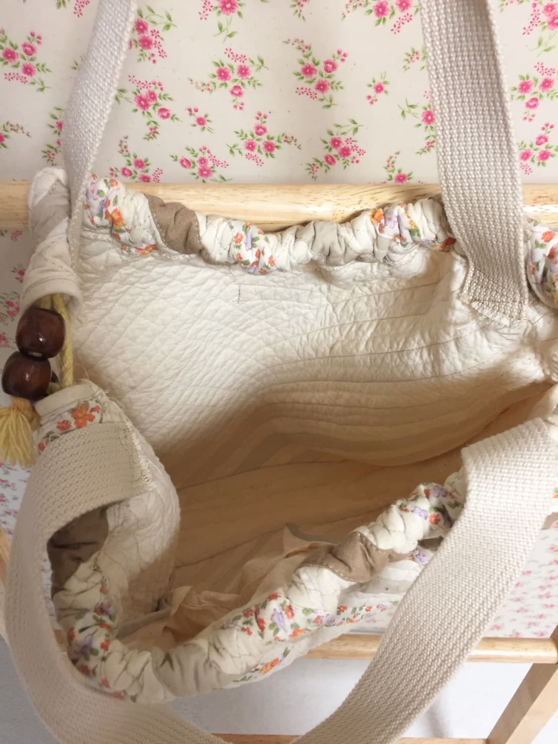 빈티지 모리걸 잔꽃 숄더백 상품이미지3