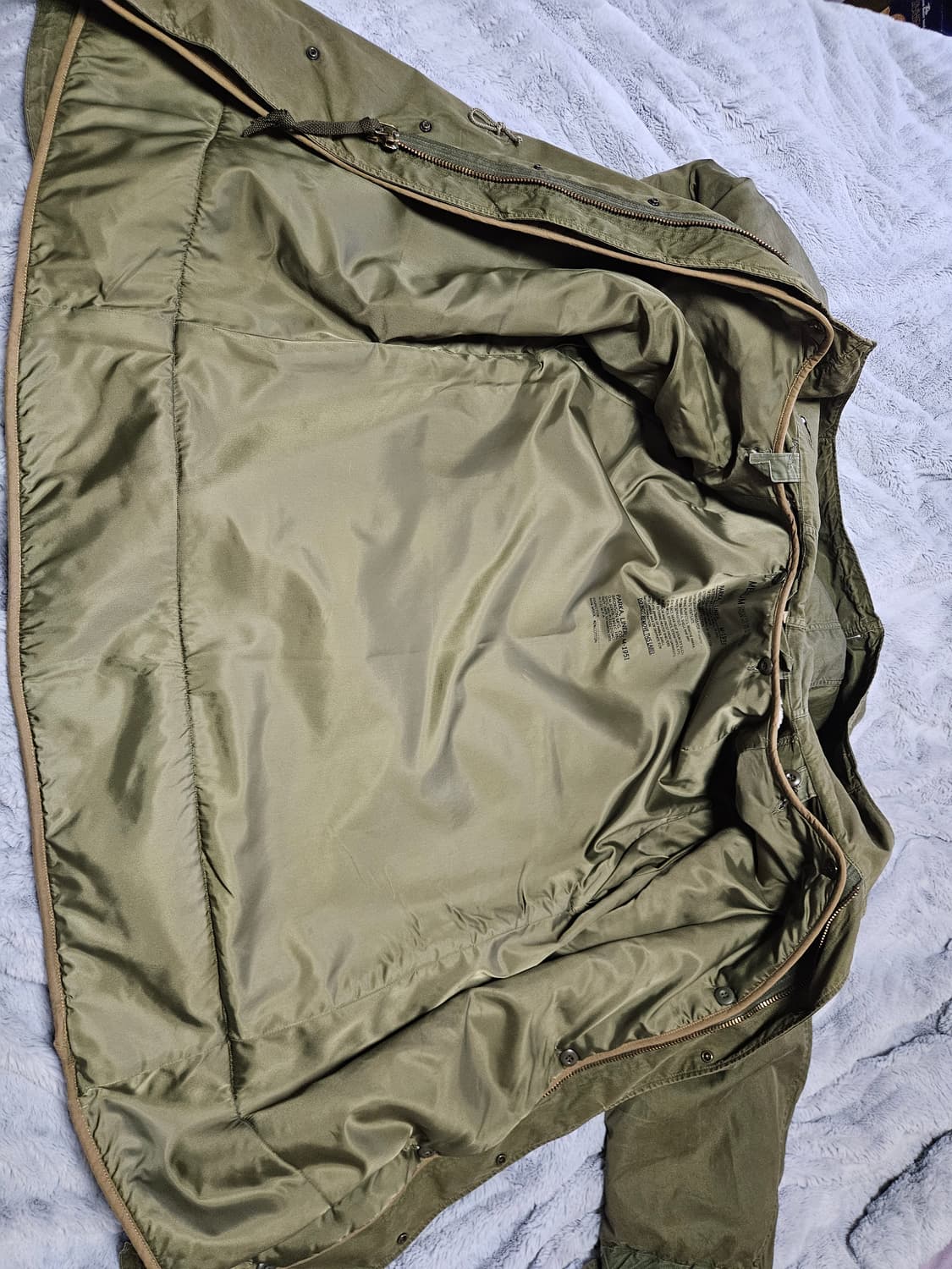 브론슨 m51 피쉬테일 내피 라이너 m 한정판 미군 밀리터리 상품이미지5