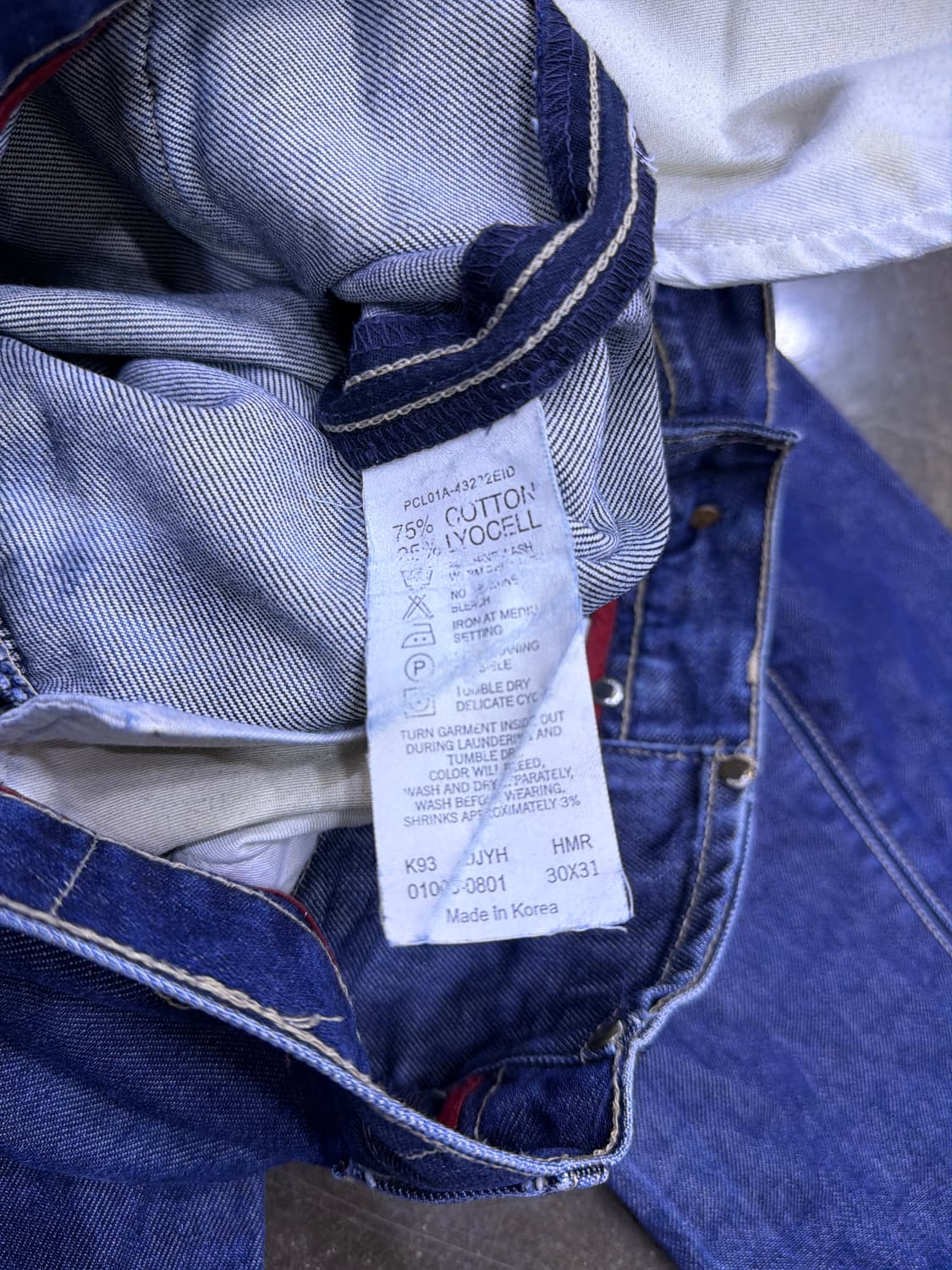 리바이스 엔지니어드진 절개라인 빈티지 데님팬츠 30 상품이미지10