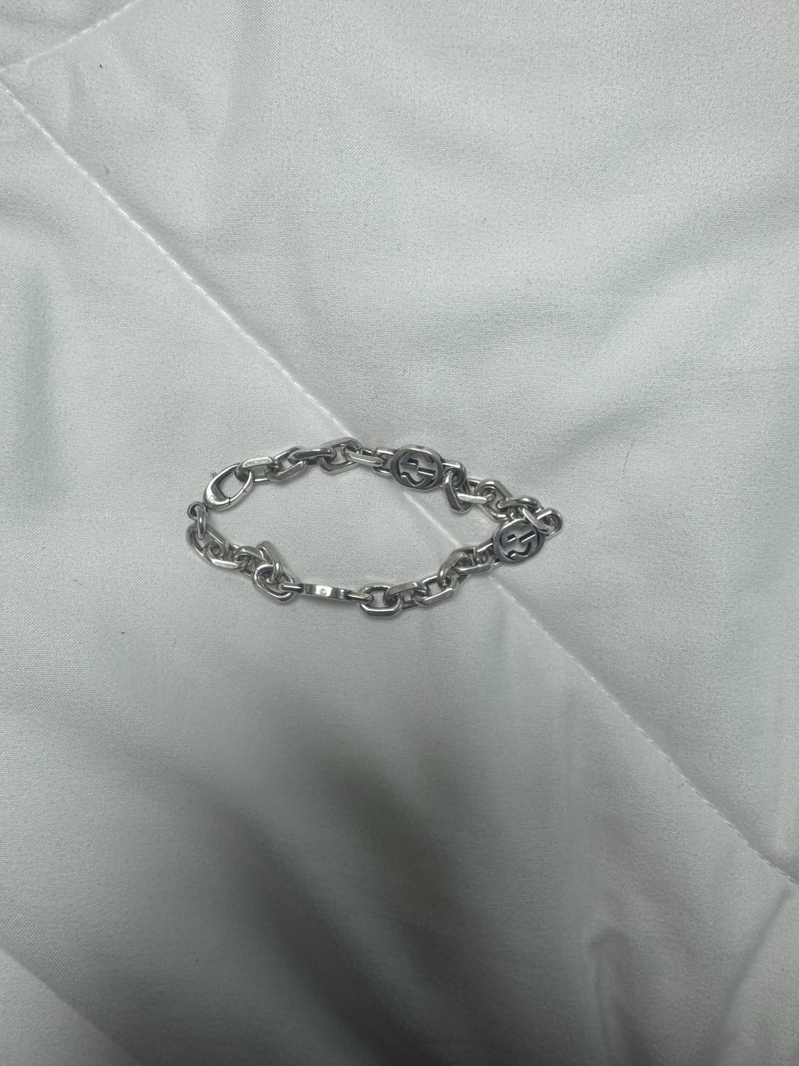 구찌 인터로킹 체인 팔찌 상품이미지1