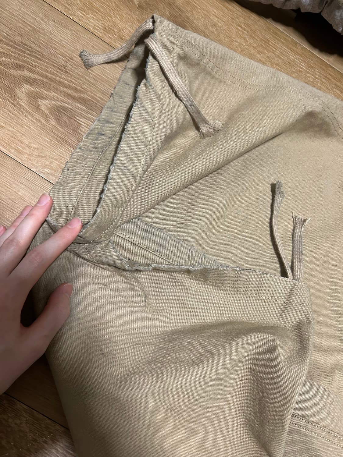 MJD 엠제이디 3D KNEE CANVAS PANTS 베이지 [L] 상품이미지4