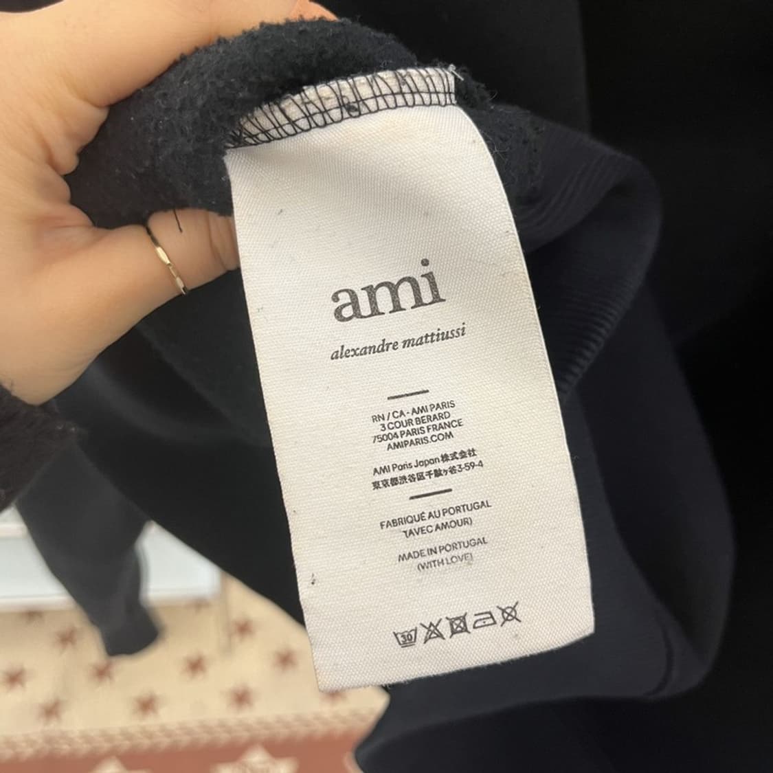 아미 블랙라벨 모던시크 캐주얼 약기모 맨투맨 105 C09911 상품이미지6