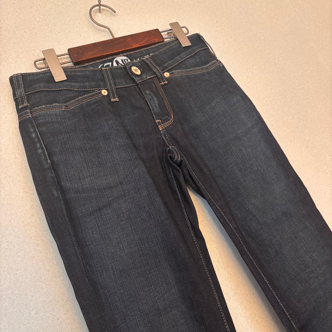 NFY 이태리 데님 청바지 26 진청 스판 수입 정품 상품이미지9
