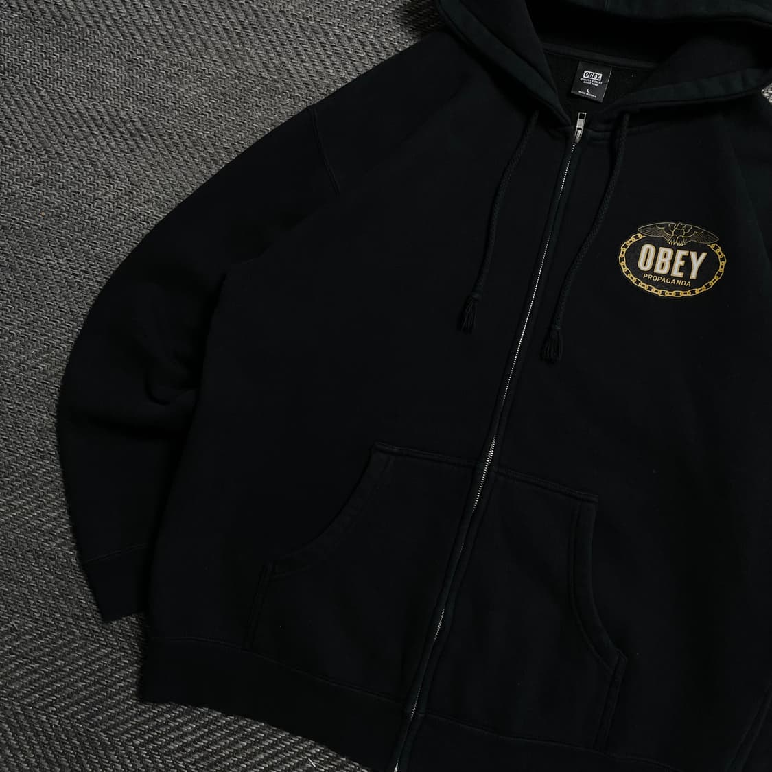OBEY 오베이 빅로고 프로파간다 박시핏 후드집업 y 5814 상품이미지5