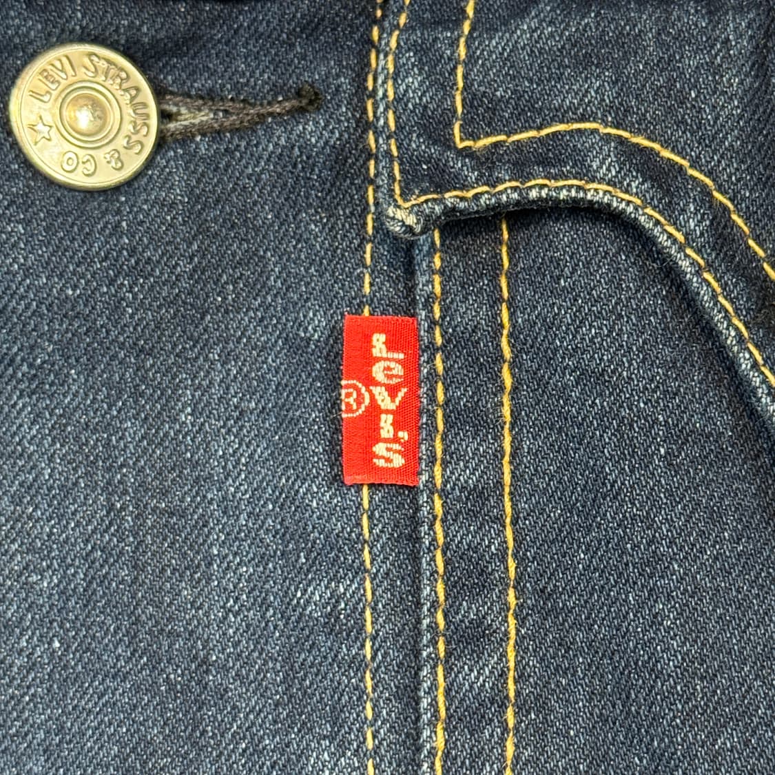 S) 리바이스 아이코닉 데님자켓 TYPE 1 진청 데님 청자켓 상품이미지4