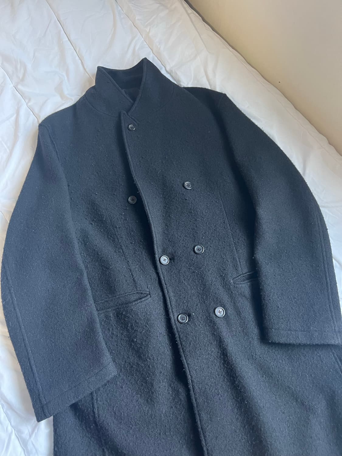 유스 보일드 울 더블 코트 L 상품이미지6