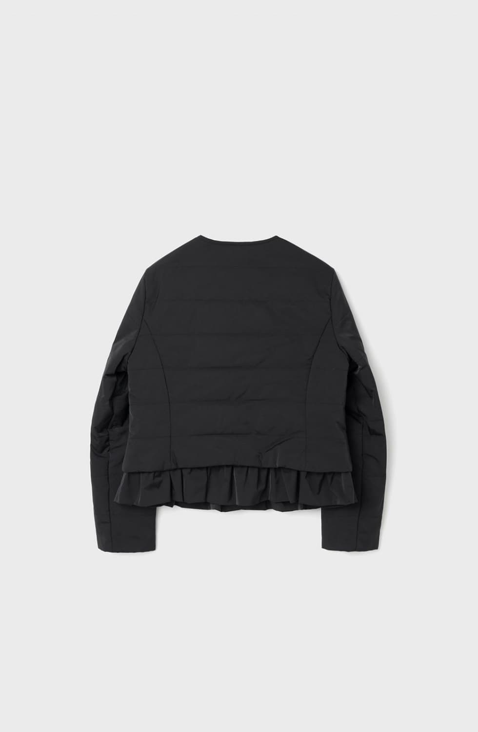 버뮬라 RUFFLE PADDED JACKET (BLACK) 상품이미지2