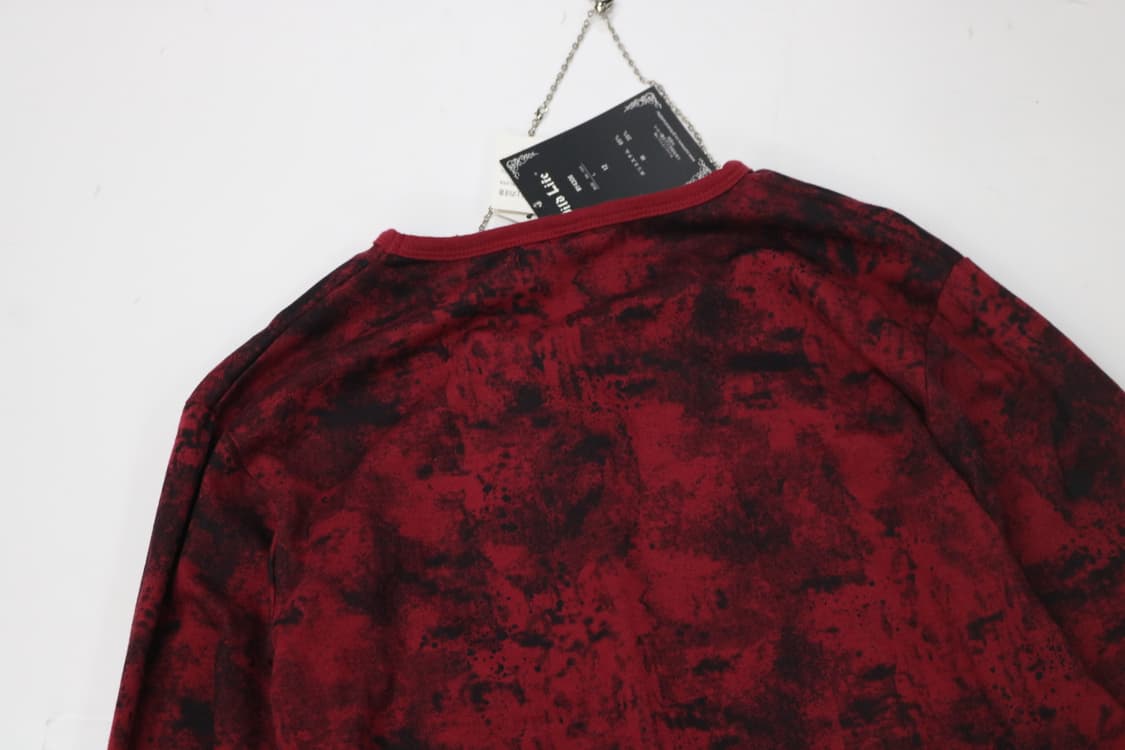 WILD LIFE 와일드 라이프 락시크 펜던트 체인 레드 긴팔티셔츠 상품이미지7