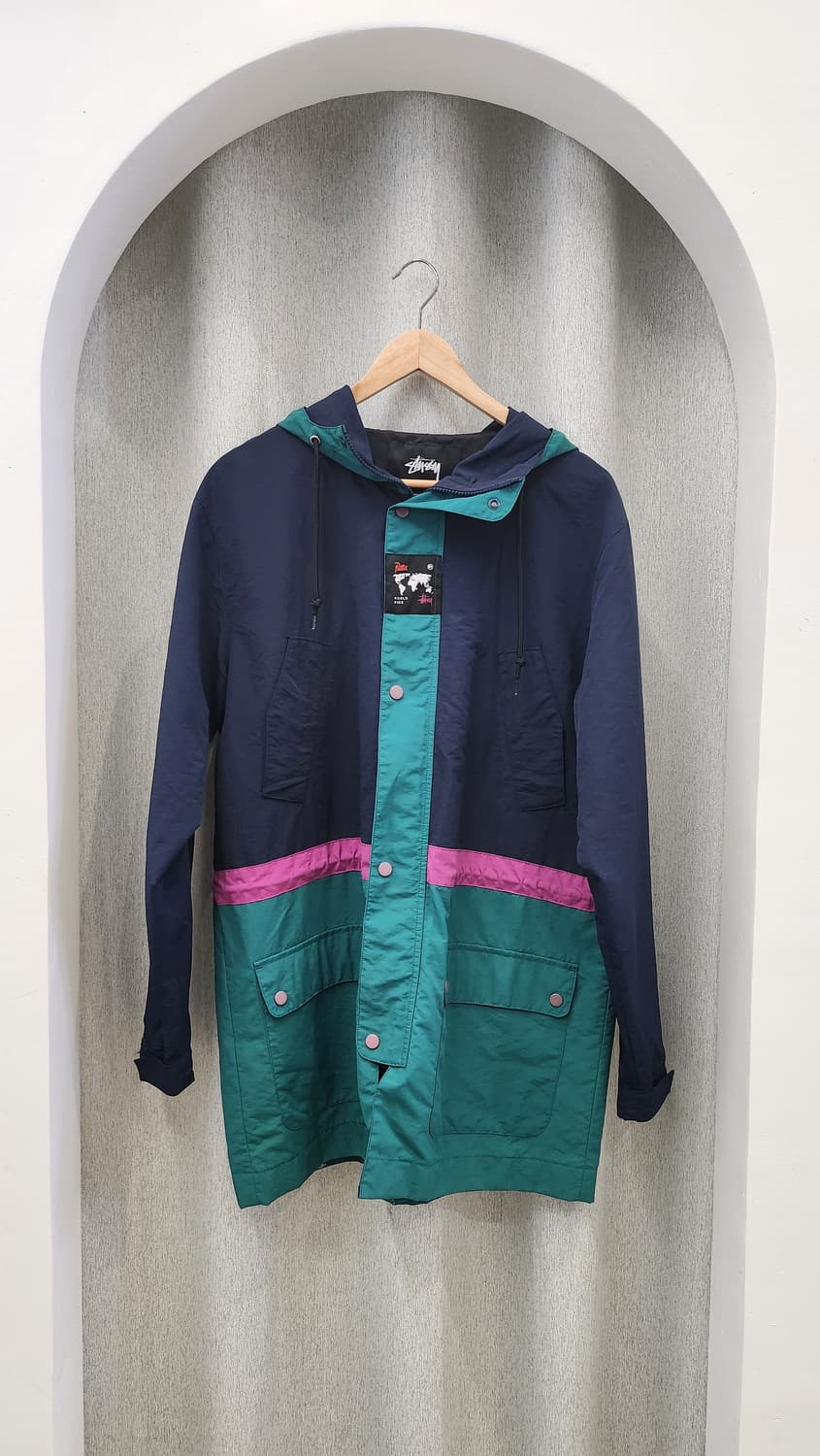 Stussy x Patta long parka sizeM 상품이미지1