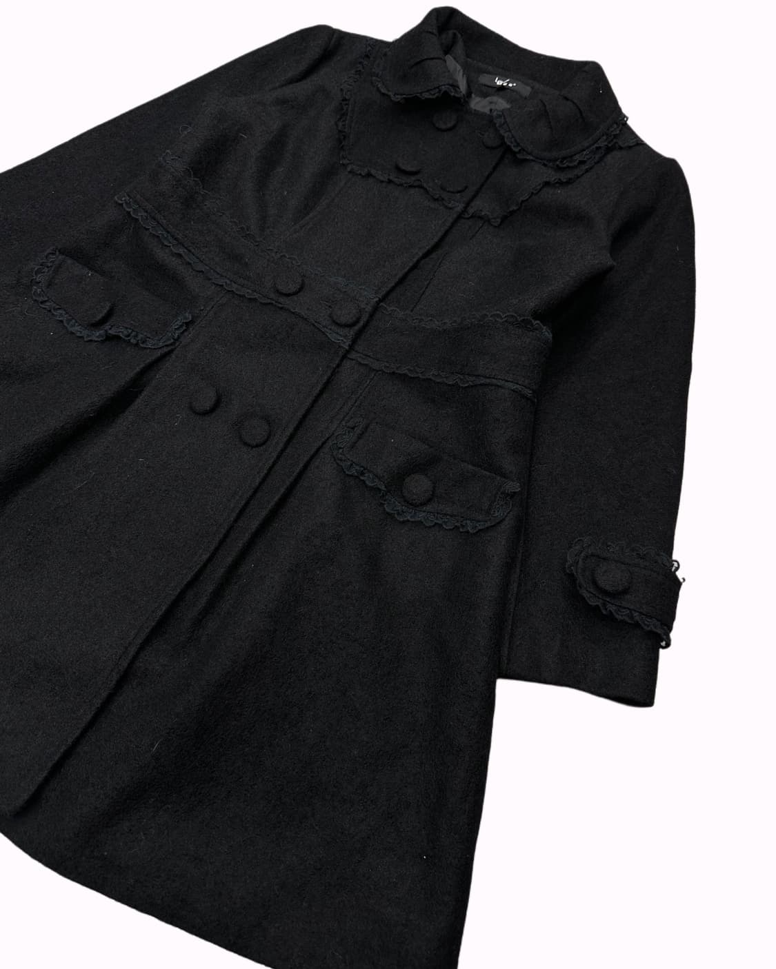black lace ribbon lolita coat 상품이미지2
