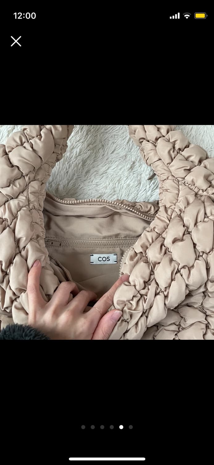 코스 COS 퀼티드 오버사이즈 - 베이지 상품이미지6