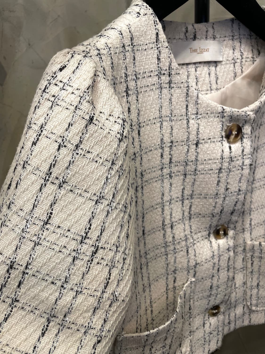 아이잗바바 볼레로 크롭 크림색 자켓 55~66 상품이미지8