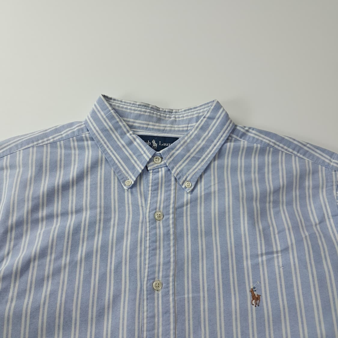 CJ402 2XL 폴로 00s 블루 스트라이프 셔츠 남방 상품이미지2