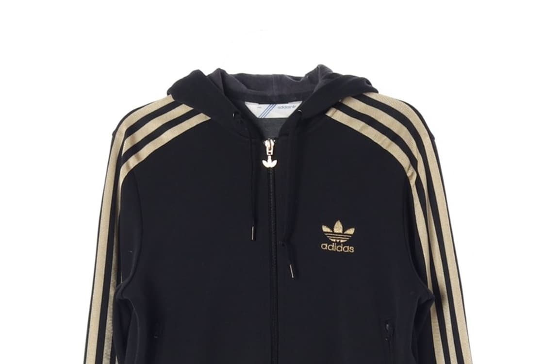 아디다스 오리지널 불꽃로고 검금 후드 져지 M 상품이미지3