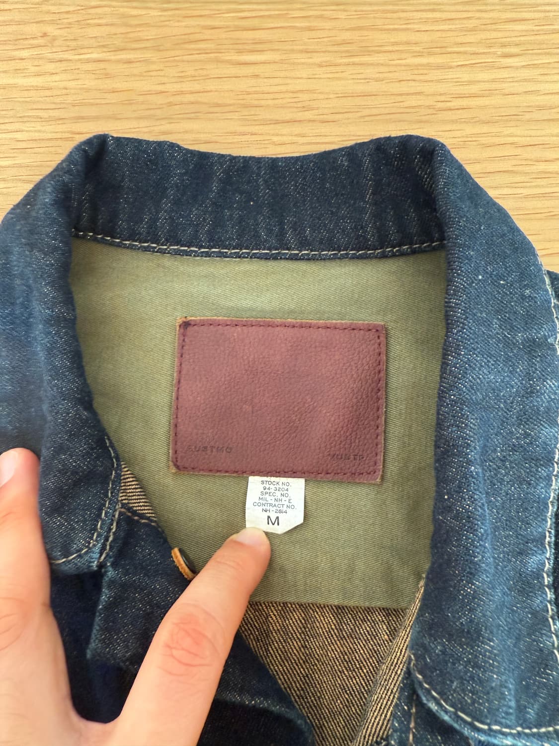 AUSTMO&VUBTP 데님 자켓 상품이미지5