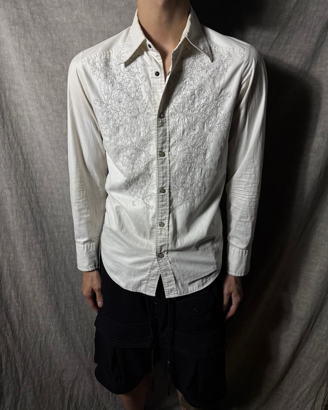 5351 POUR LES HOMMES Embroidered Shirt 상품이미지1