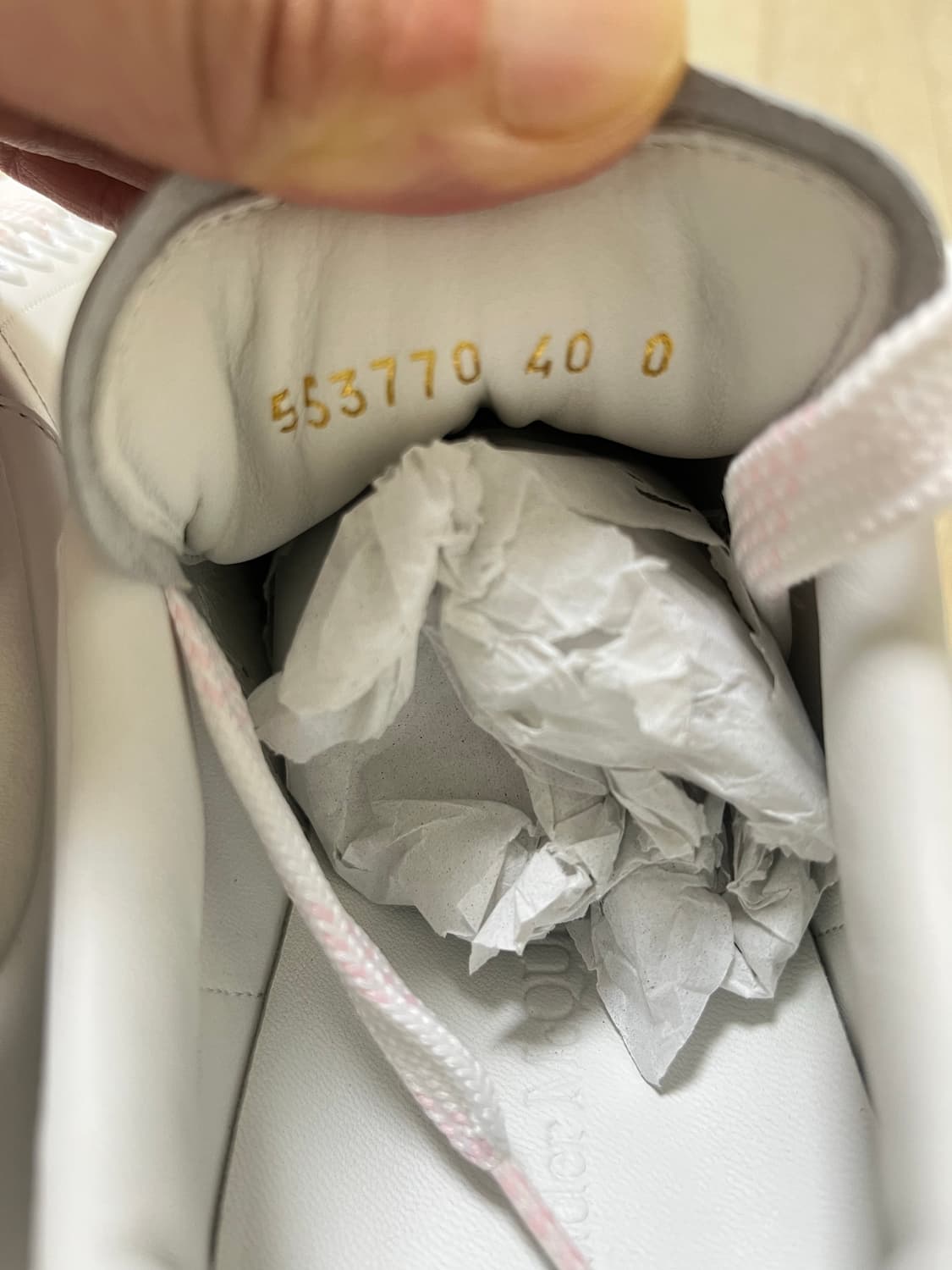 W40 알렉산더 맥퀸 오버솔 화이트 상품이미지9