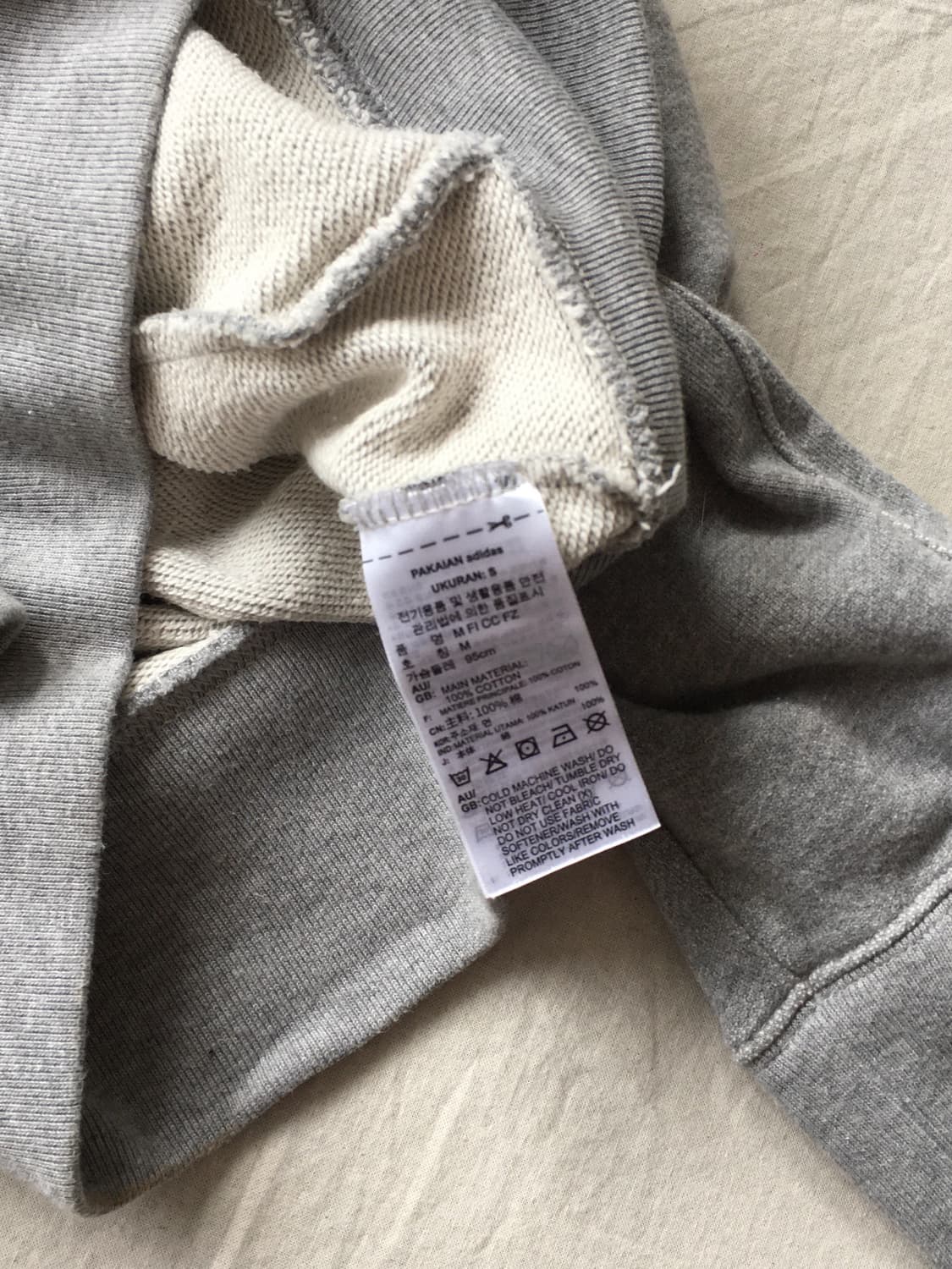 아디다스 가슴로고 후드집업 상품이미지5