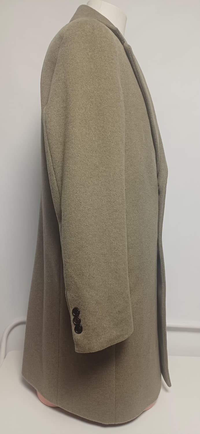 [지오지아] 캐시미어 블렌딩 누빔 싱글 코트 (105/XL) 상품이미지2