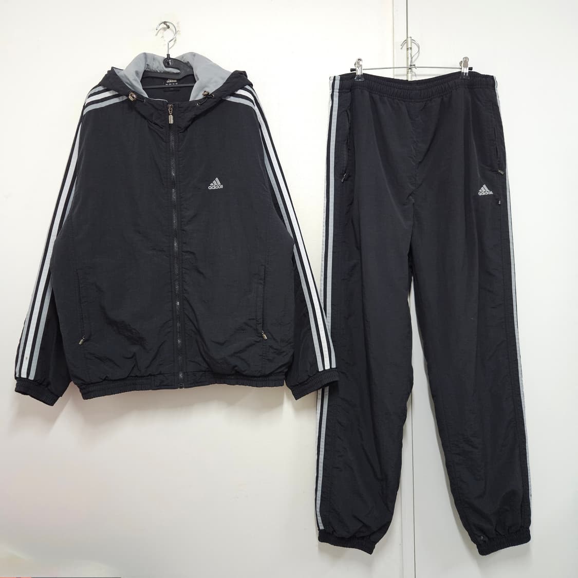 아디다스 빈티지 상하의 누빔자켓 조거팬츠 세트 XL 상품이미지1