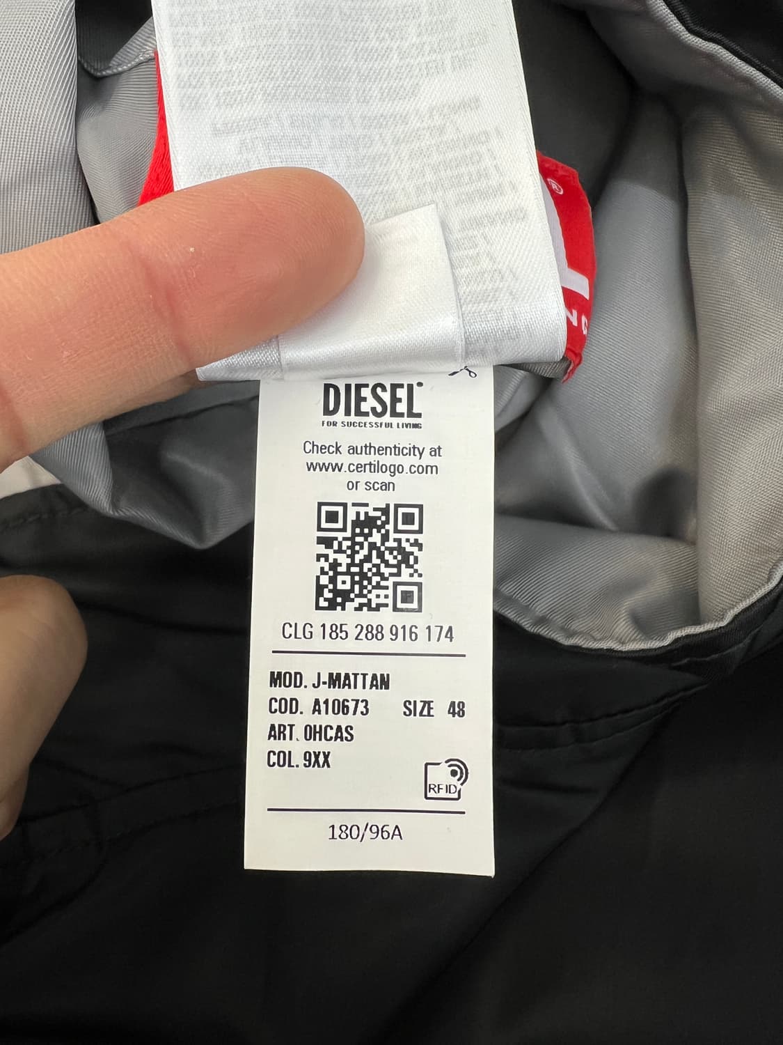 디젤 23FW 마탄 리버시블 봄버 자켓 상품이미지9