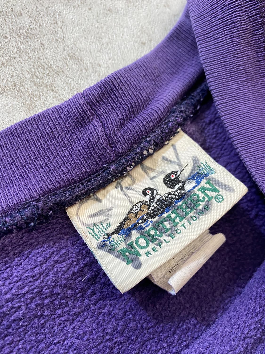 [M] 90s NORTHERN 캐나다 메이드 빈티지 스웻셔츠 상품이미지7