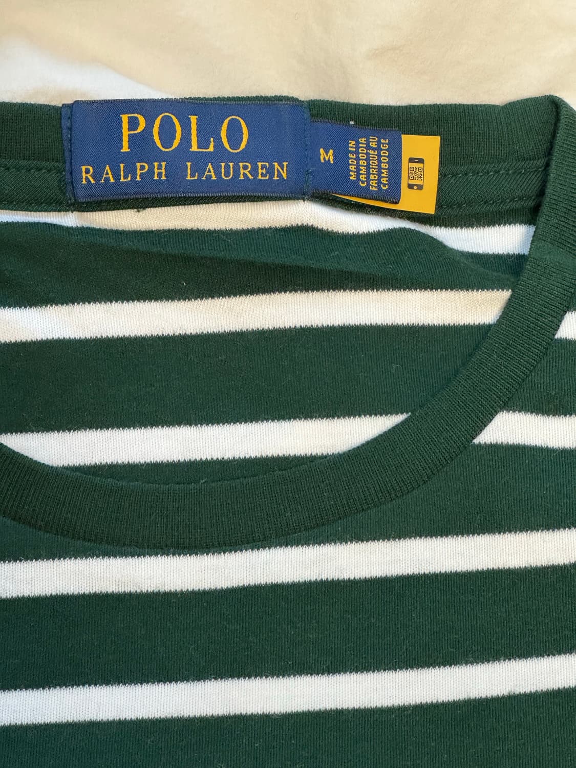 폴로 랄프로렌 스트라이프 롱 슬리브 티셔츠 M 상품이미지3