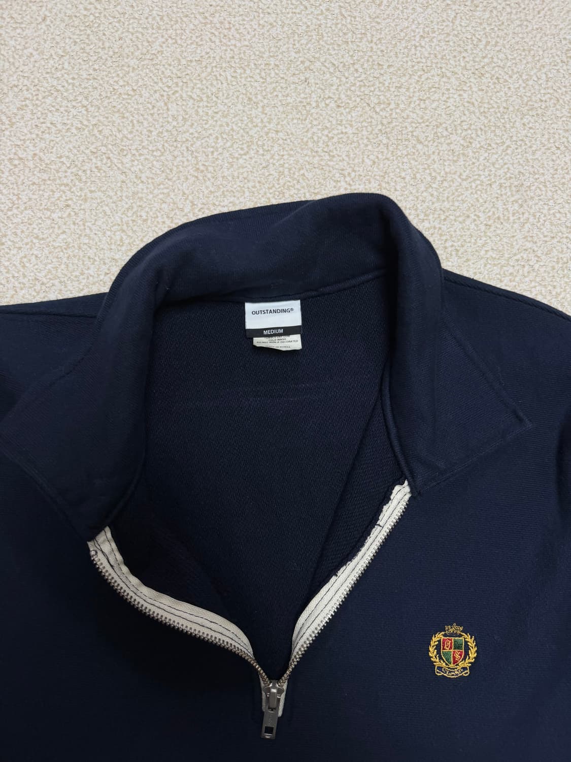 아웃스탠딩 OS 로고 하프집업 스웨트셔츠 상품이미지3