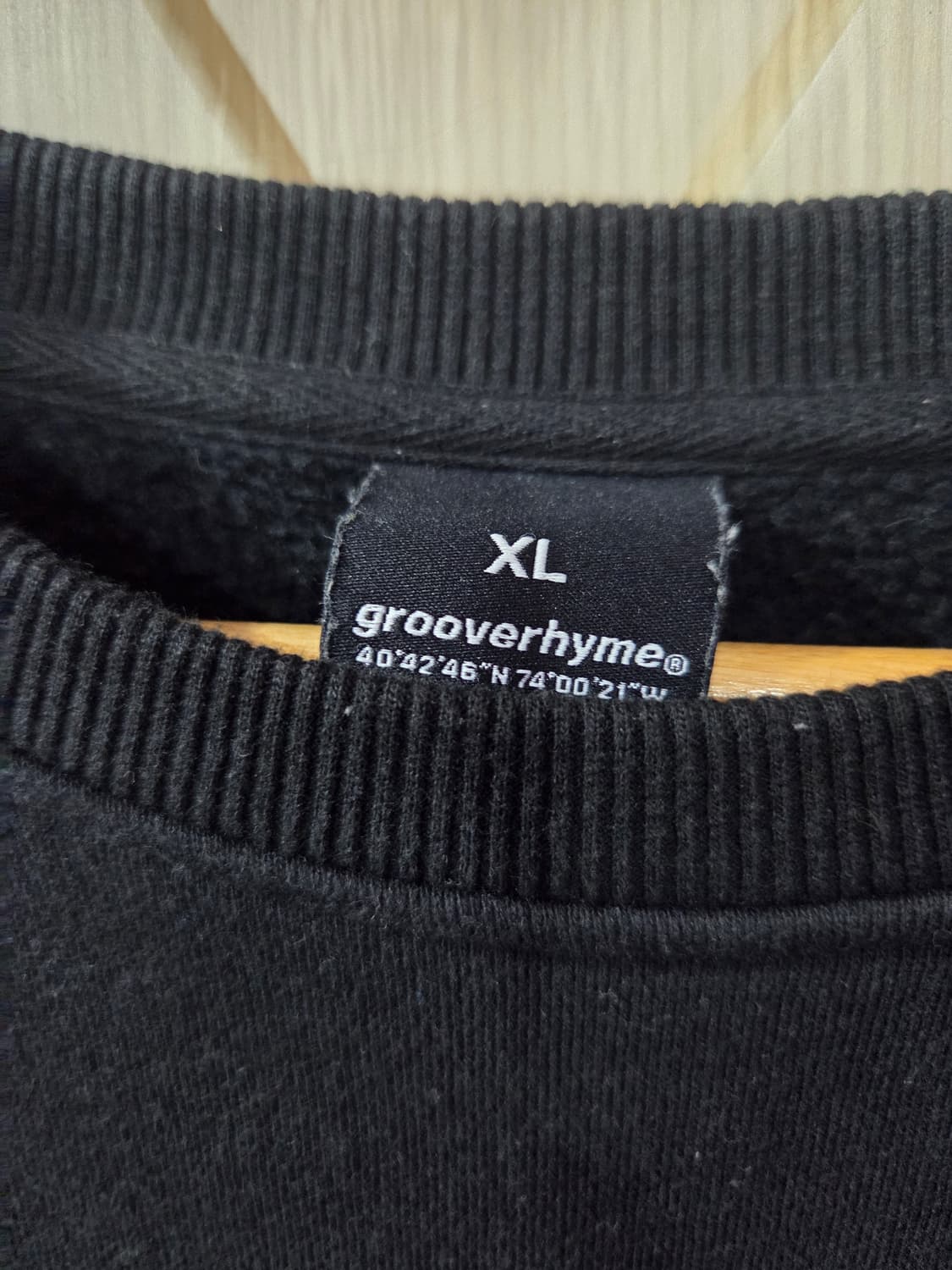 남성 블랙맨투맨 상품이미지3