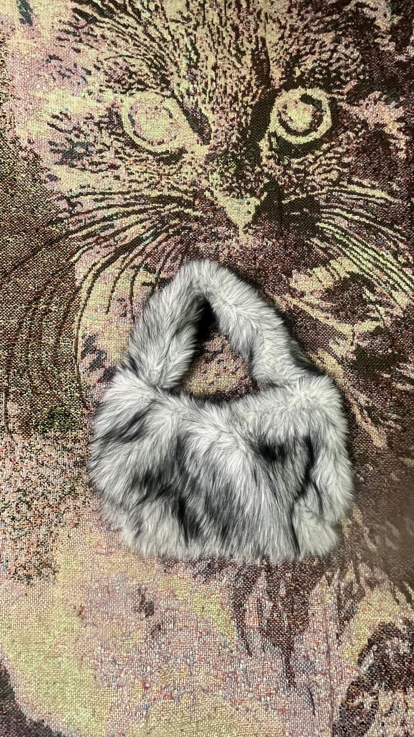 빈티지 퍼 미니 백 상품이미지4