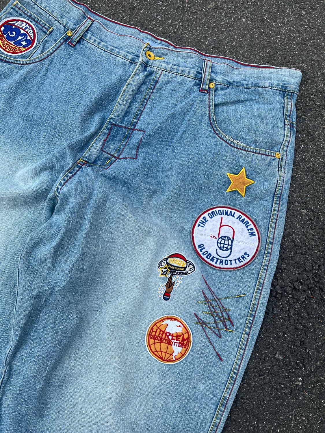 FUBU x Harlem Globetrotters Baggy Jeans 상품이미지6