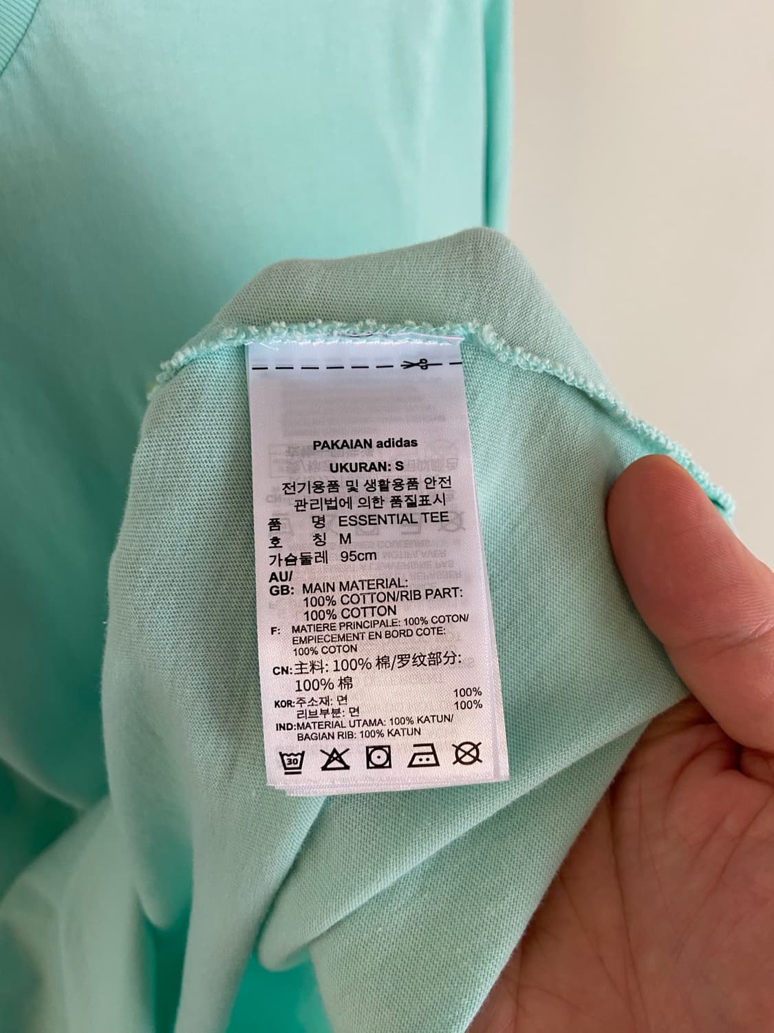 아디다스 반팔 티셔츠 민트 상품이미지4