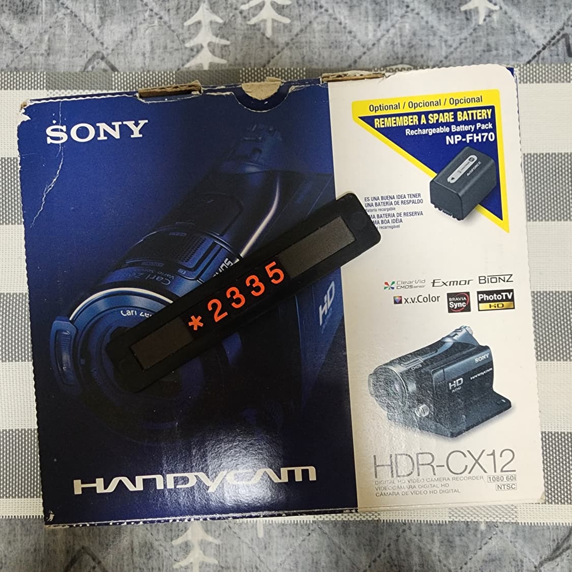 소니 핸디캠 HDR-CX 12 디지털캠코더 박스품 상품이미지10