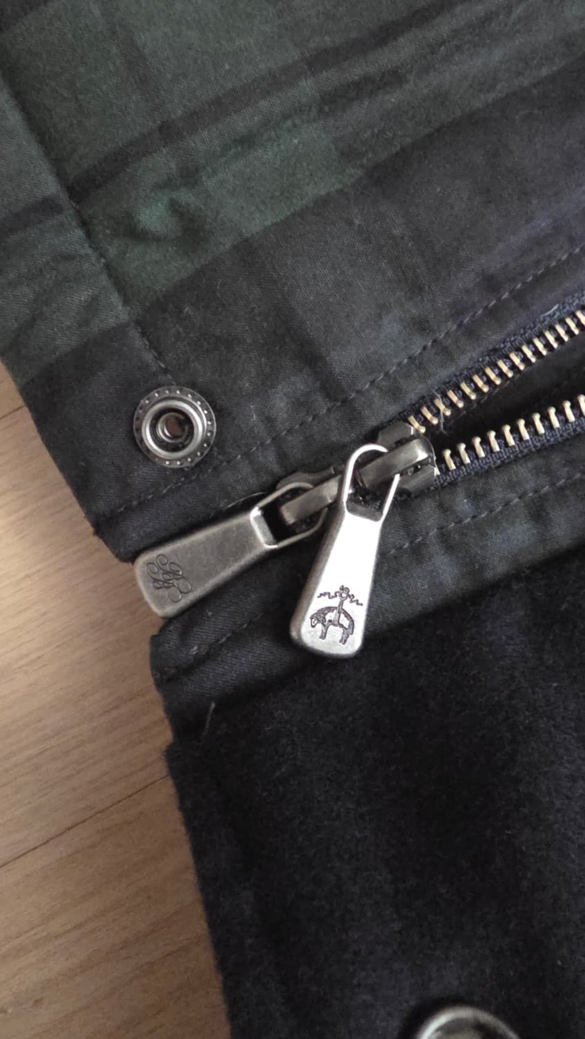 브룩스브라더스 블랙와치 왁스자켓 xxl 상품이미지9