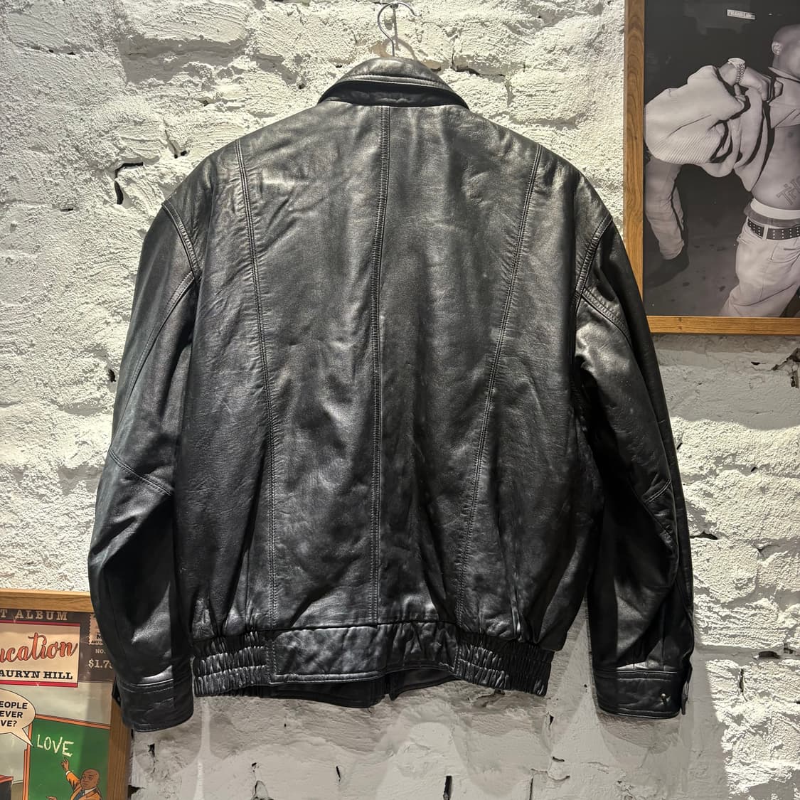 빈티지 양가죽 100% 봄버 자켓 상품이미지2