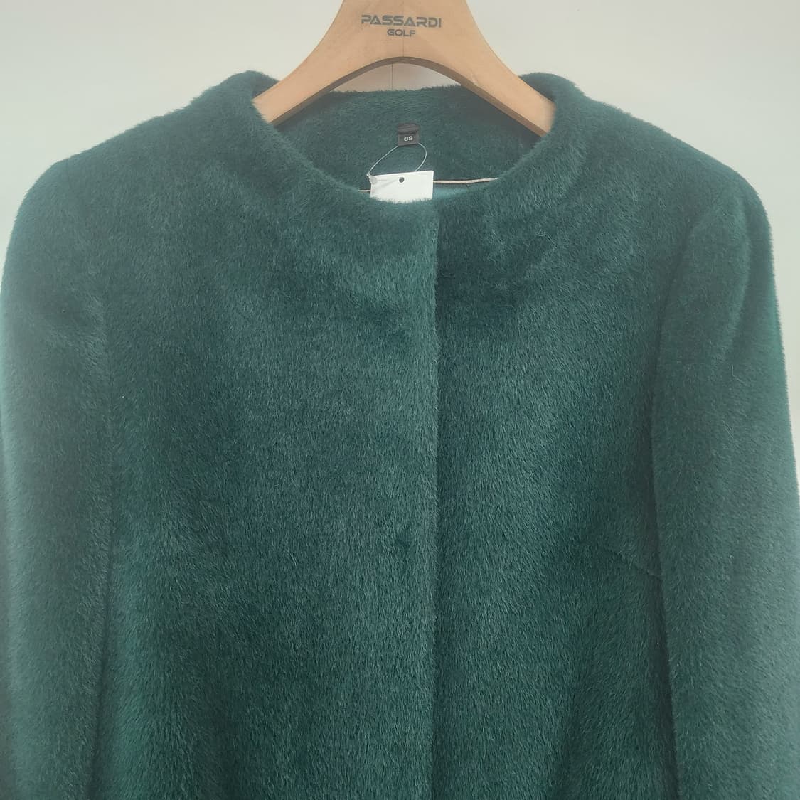 명품 알파카 그린 퍼 자켓 상품이미지2