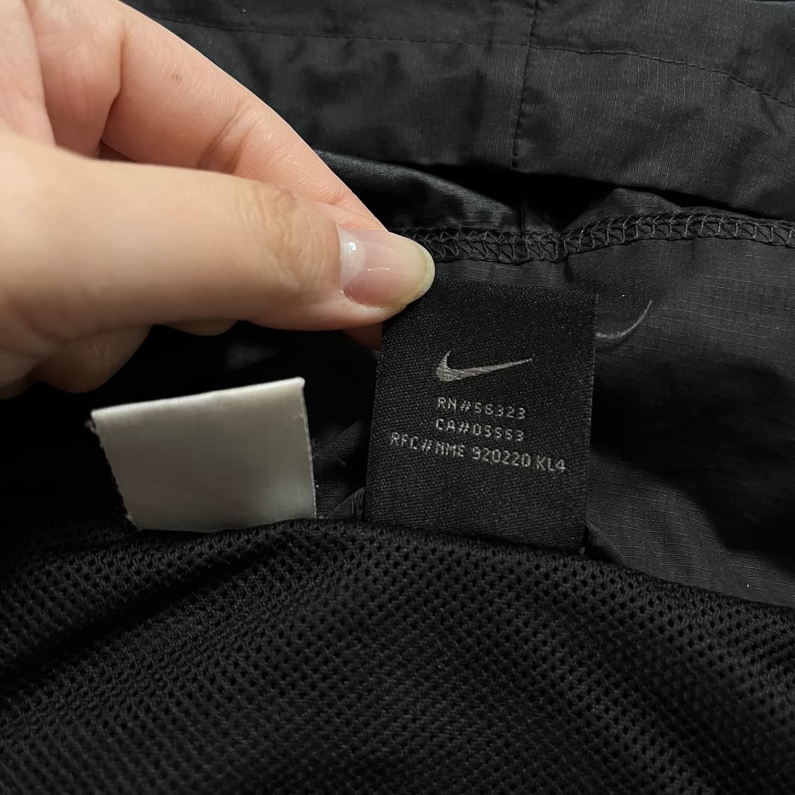 [정품] 나이키 블랙 그레이 스우시 병아리 바막 [ M ] 상품이미지5
