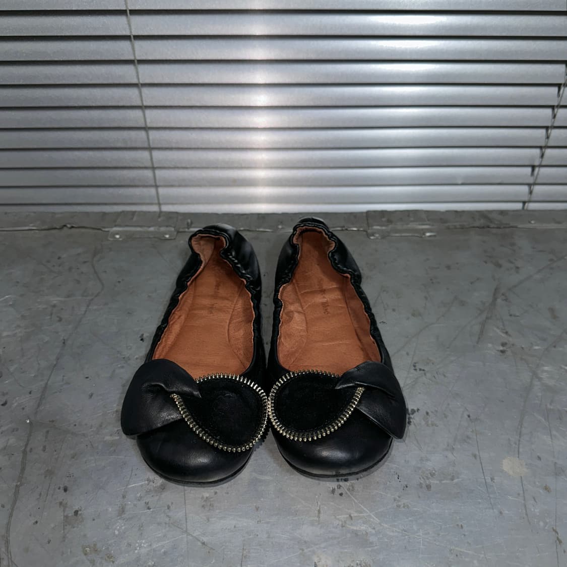 00s 풀박스 씨 바이 끌로에 지퍼 리본 플랫 슈즈 상품이미지3