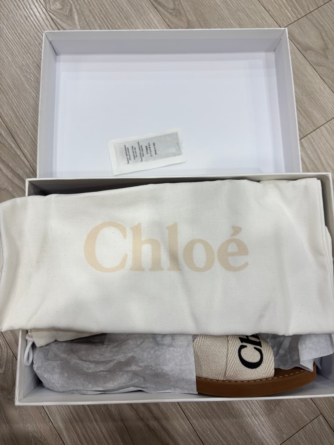 끌로에 슬리퍼 새상품 우디 슬라이드 39 350 상품이미지2