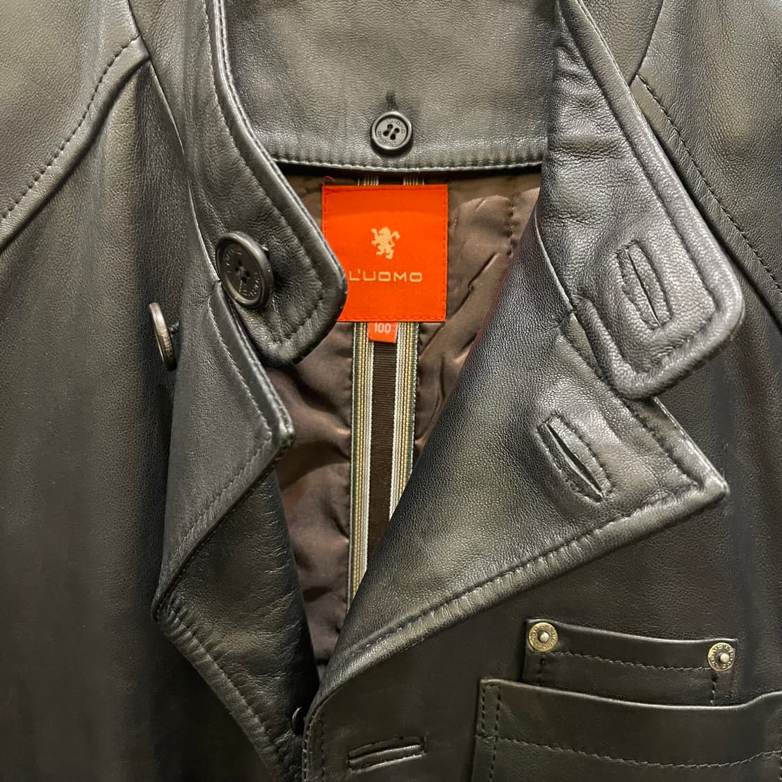 L'UOMO (양가죽)leather jacket 상품이미지2