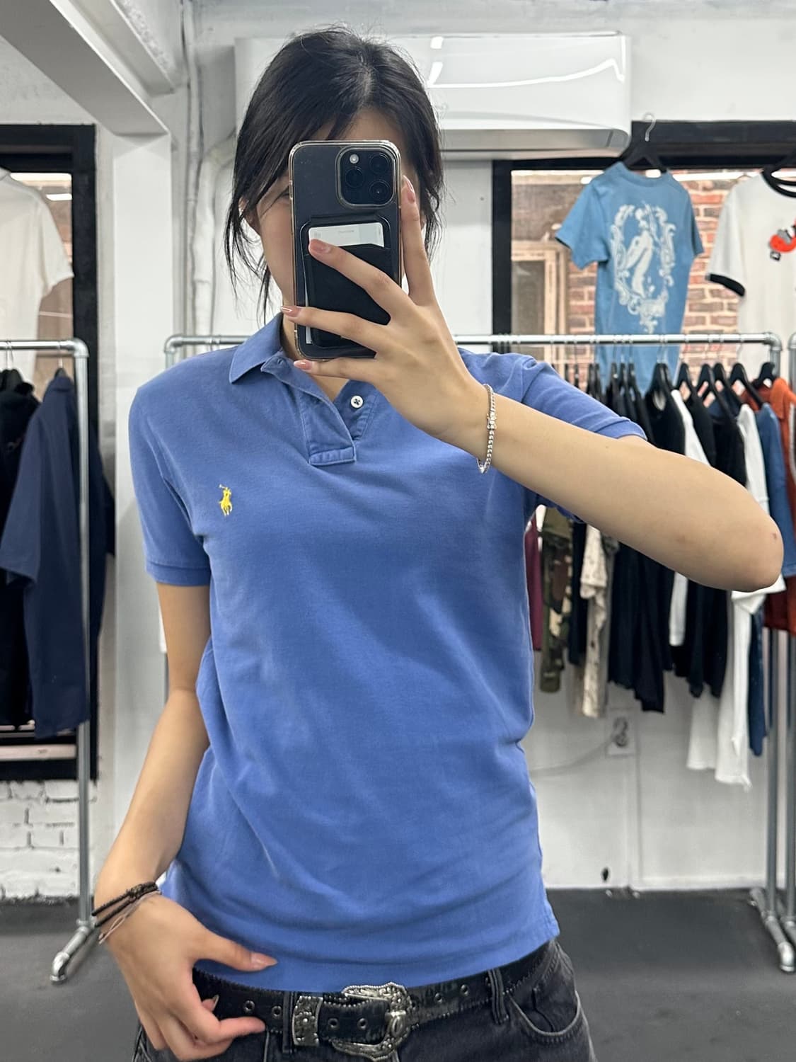 폴로 랄프로렌 옐로우 포니 카라 티셔츠 상품이미지1