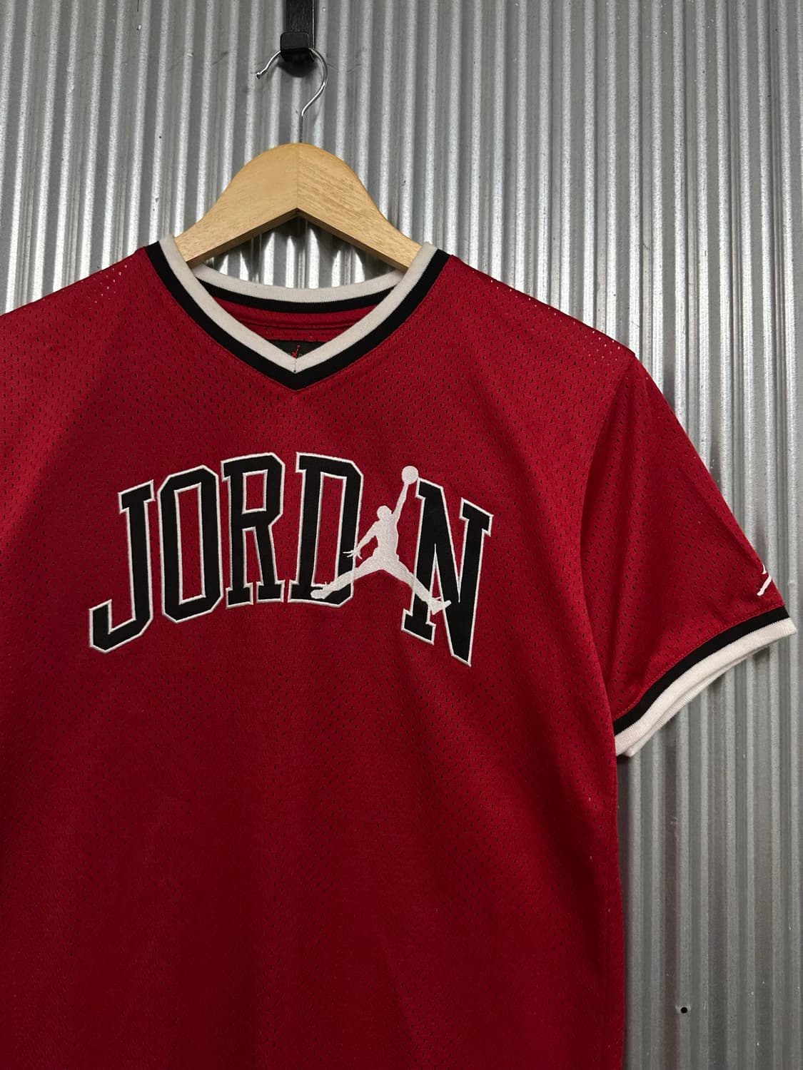 (12~13세용)  나이키 조던 점프맨 빅로고 메쉬 저지 반팔 티셔츠 상품이미지3