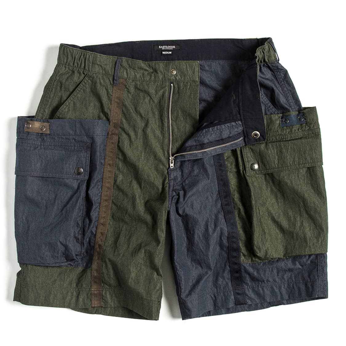 이스트로그 wagon short navy&olive 반바지 상품이미지2