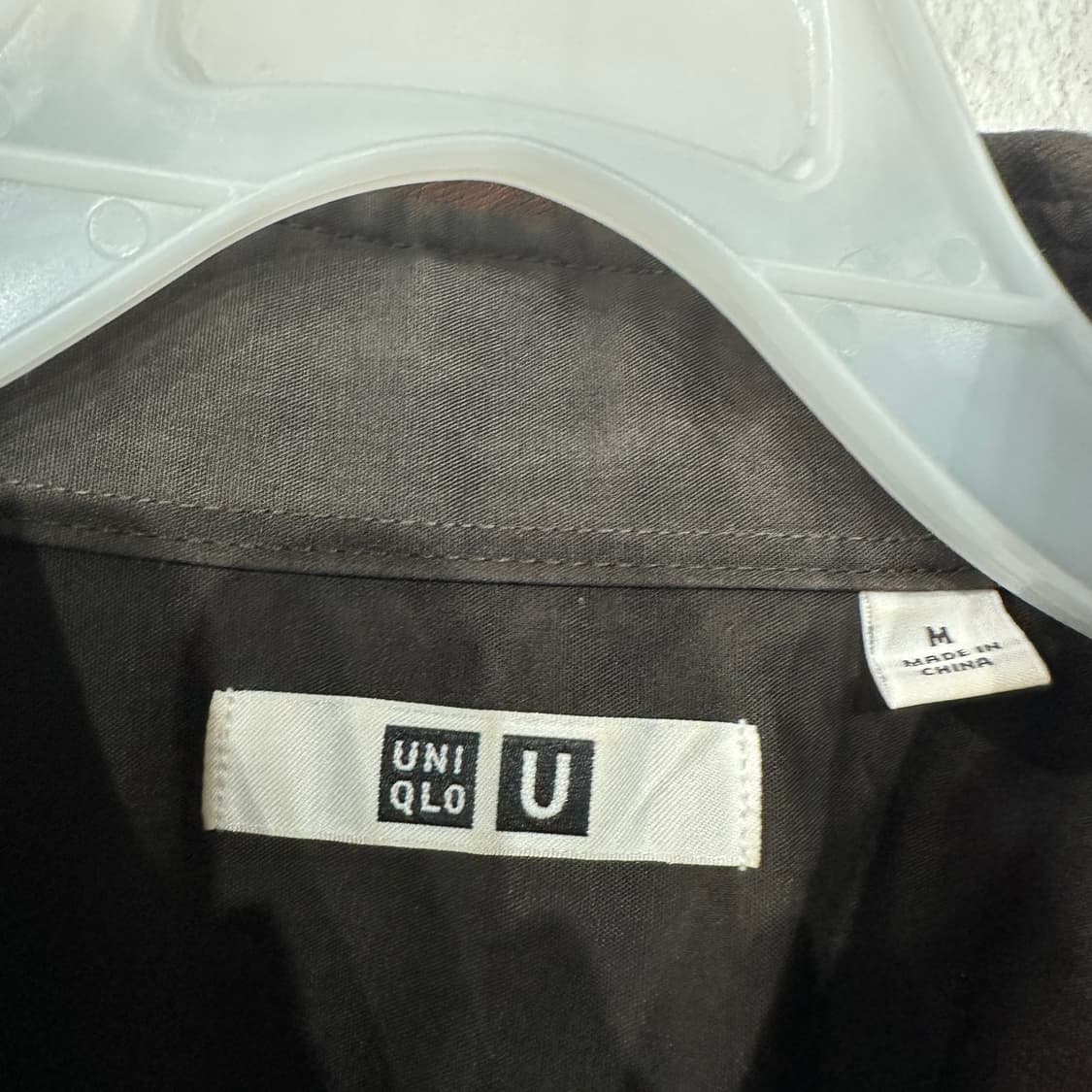 유니클로U 플란넬 체크셔츠 남방 M 상품이미지3