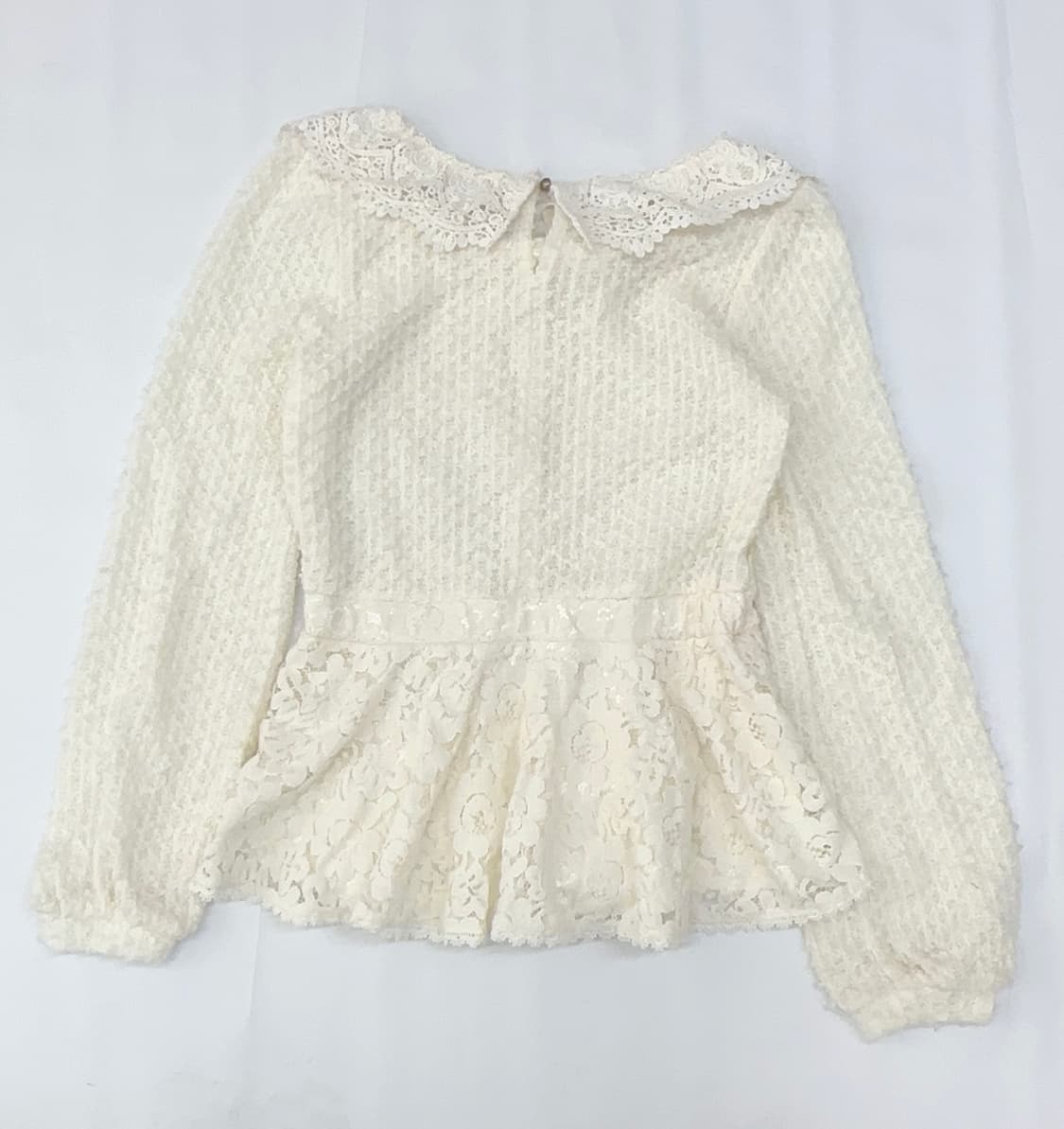 LIZ LISA 리즈리사 블라우스 레이스 프릴 허리라인 양산형 히메갸루 상품이미지4